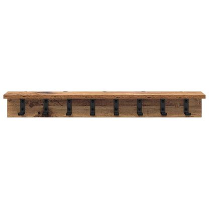 Appendiabiti a muro Legno vecchio 80 x 10,5 x 10,5 cm | homemem39