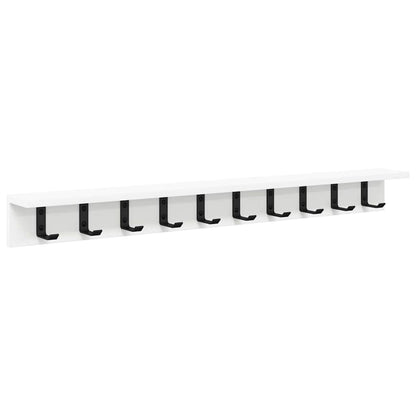 Appendiabiti a muro Bianco 100 x 10,5 x 10,5 cm | homemem39