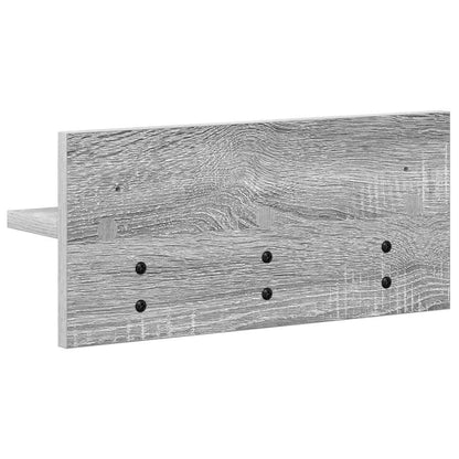 Appendiabiti a muro Grigio Sonoma 40 x 10,5 x 18 cm