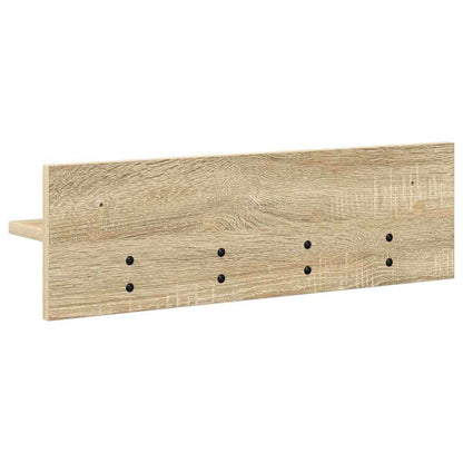 Appendiabiti a muro rovere sonoma 60 x 10.5 x 18 cm