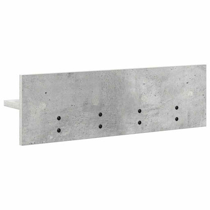 Appendiabiti a muro Grigio cemento 60 x 10,5 x 18 cm | homemem39