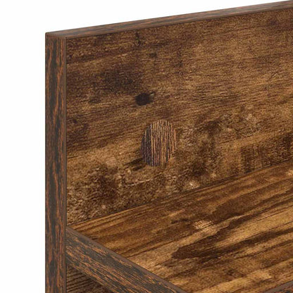 Appendiabiti a muro Rovere fumo 60 x 10.5 x 18 cm