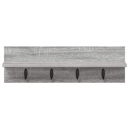Appendiabiti a muro Grigio Sonoma 60 x 10,5 x 18 cm | homemem39