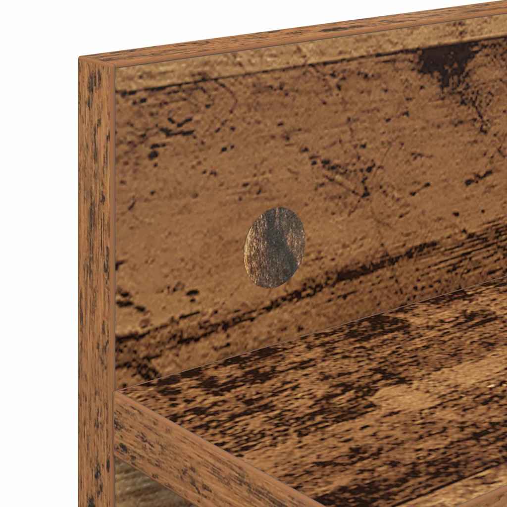 Appendiabiti a muro Legno vecchio 60 x 10,5 x 18 cm | homemem39