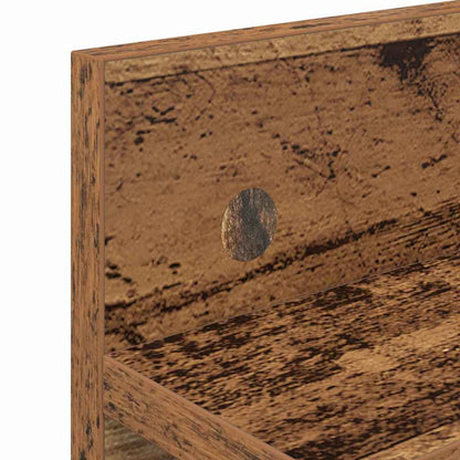 Appendiabiti a muro Legno vecchio 60 x 10,5 x 18 cm | homemem39