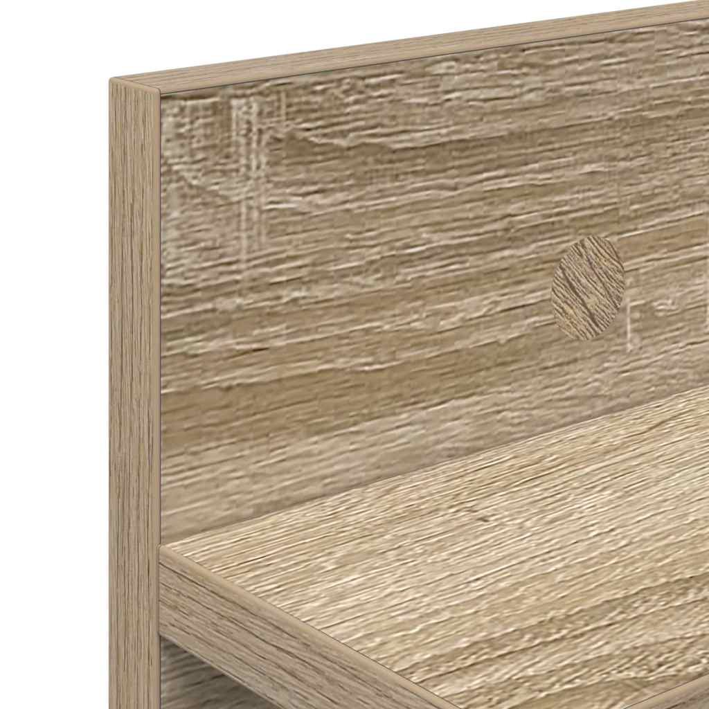 Appendiabiti a muro Rovere Sonoma 80 x 10,5 x 18 cm | homemem39