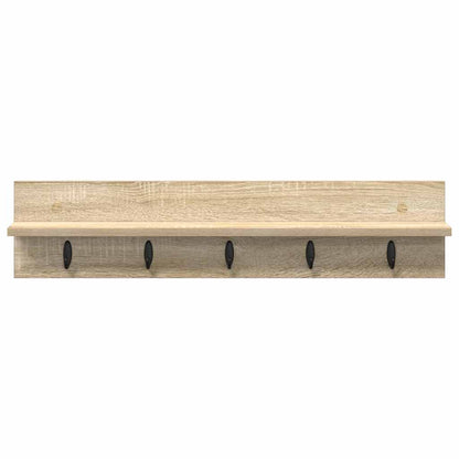 Appendiabiti a muro Rovere Sonoma 80 x 10,5 x 18 cm | homemem39