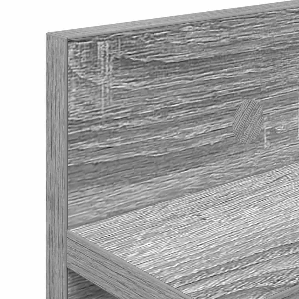 Appendiabiti a muro Grigio sonoma 80 x 10.5 x 18 cm