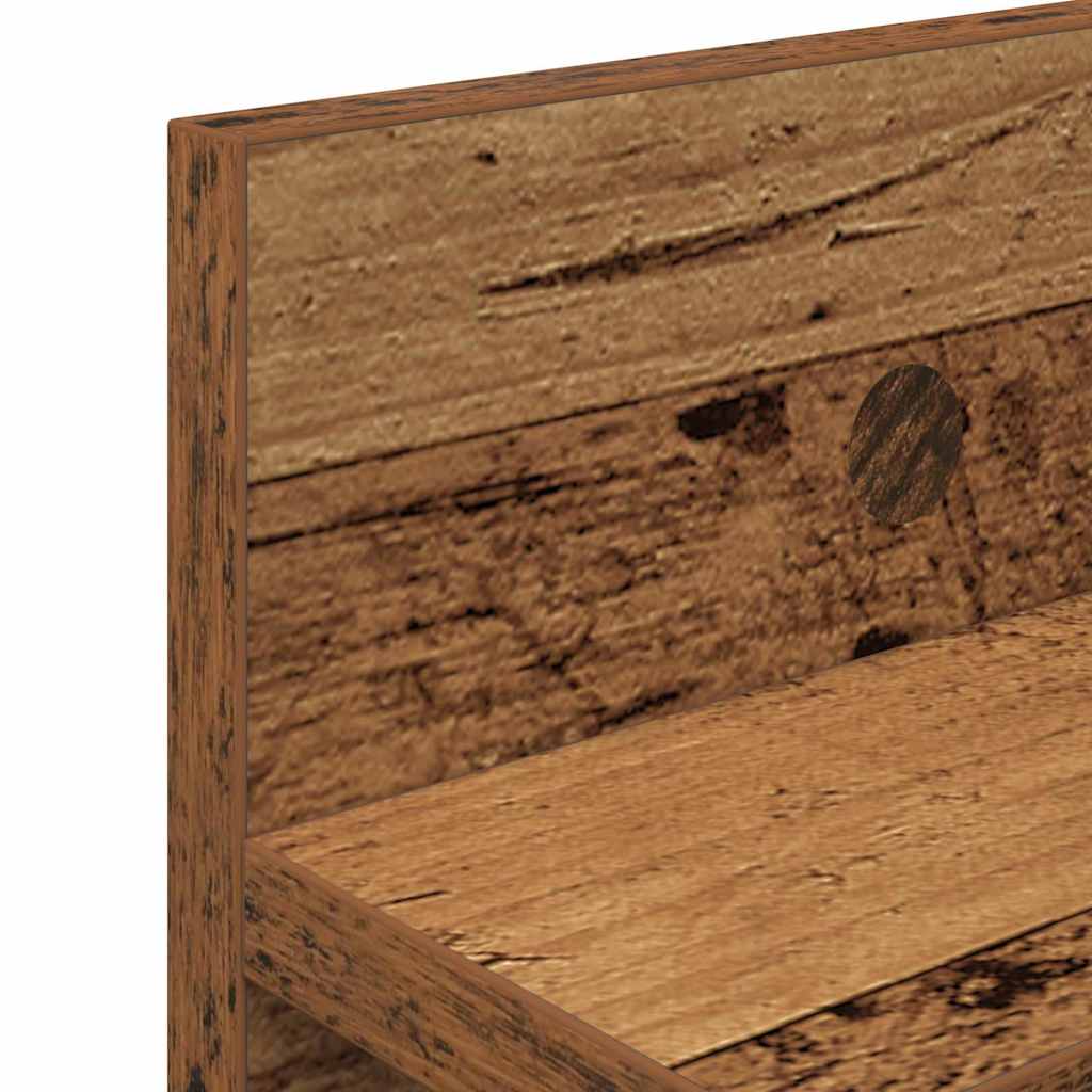 Appendiabiti a muro Legno vecchio 80 x 10,5 x 18 cm | homemem39
