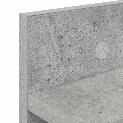 Appendiabiti a muro Grigio cemento 100 x 10,5 x 18 cm | homemem39