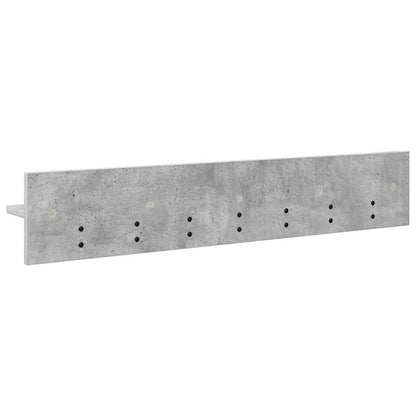 Appendiabiti a muro Grigio cemento 100 x 10,5 x 18 cm | homemem39