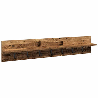 Appendiabiti a muro Legno vecchio 100 x 10,5 x 18 cm | homemem39