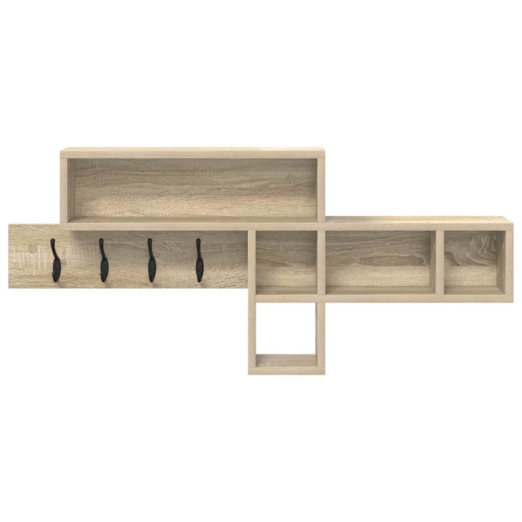 Appendiabiti a muro Rovere Sonoma 100 x 12 x 43,5 cm
