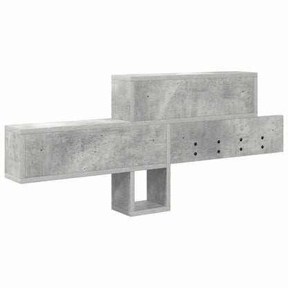 Appendiabiti a muro Grigio cemento 100 x 12 x 43,5 cm | homemem39