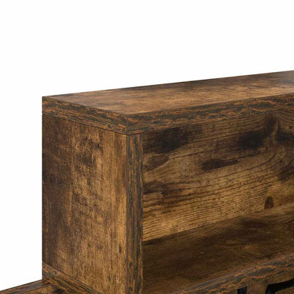 Appendiabiti a muro Rovere fumé 100 x 12 x 43,5 cm | homemem39