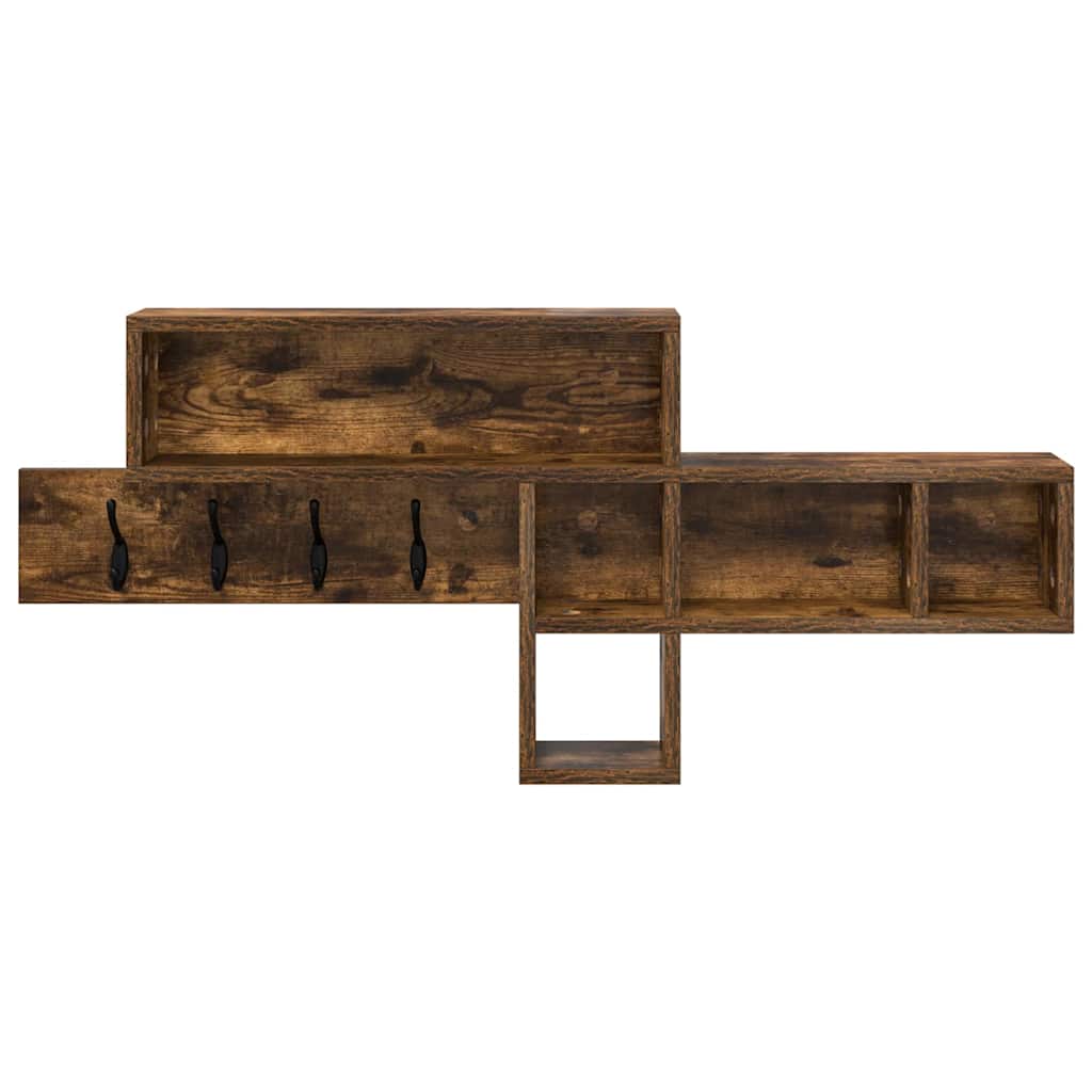 Appendiabiti a muro Rovere fumé 100 x 12 x 43,5 cm | homemem39