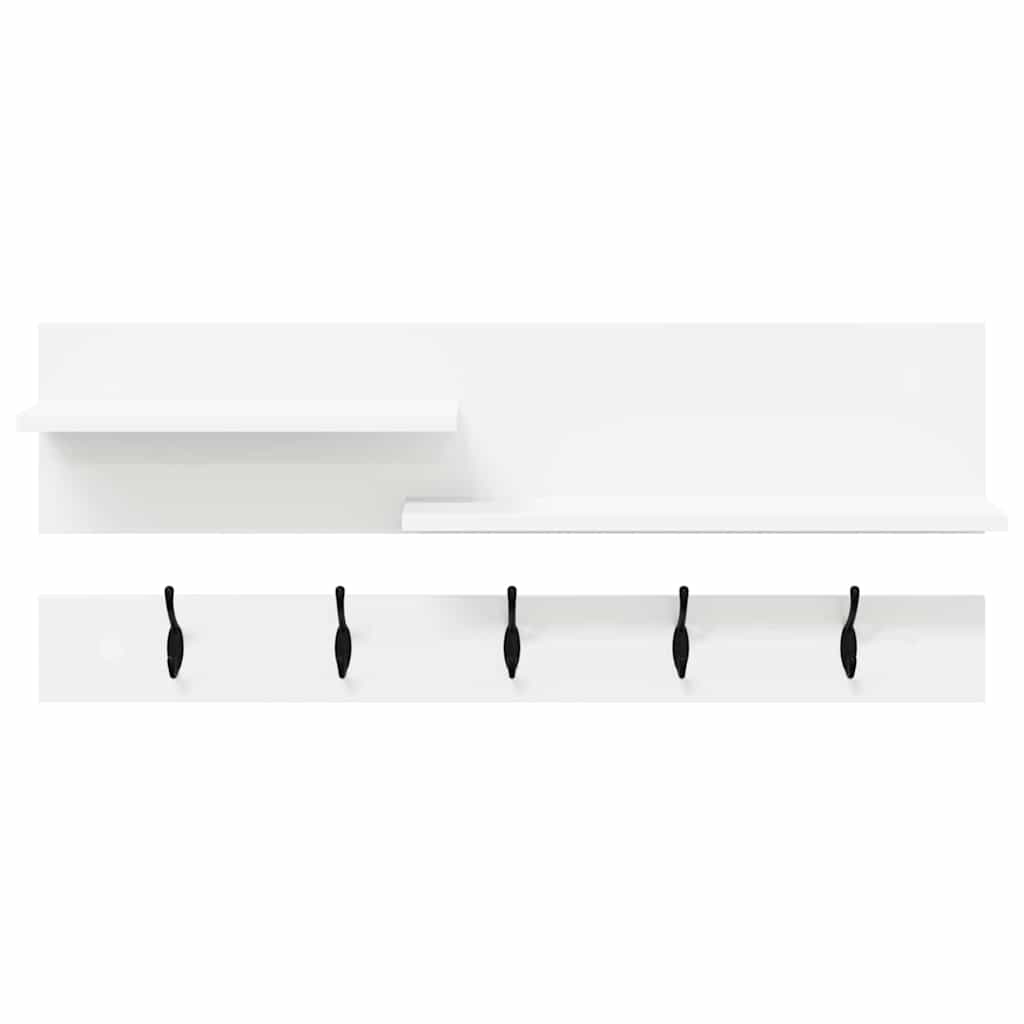 Appendiabiti a muro Bianco 90 x 15 x 36 cm Legno multistrato | homemem39