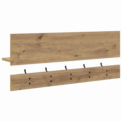 Appendiabiti a muro A parete Rovere artigianale 90 x 15 x 36 cm | homemem39