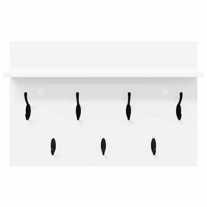 Appendiabiti a muro Bianco 60 x 40 x 12 cm Legno multistrato