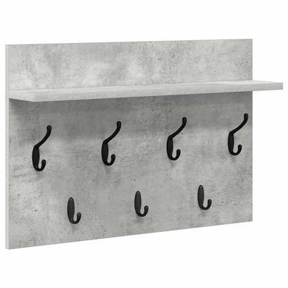 Appendiabiti a muro Grigio cemento 60 x 40 x 12 cm