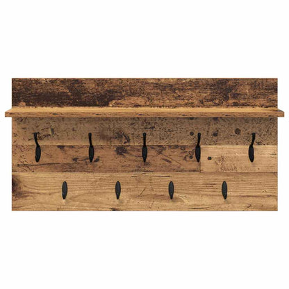 Appendiabiti a muro Legno vecchio 80 x 40 x 12 cm | homemem39