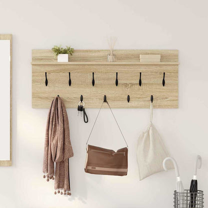 Appendiabiti a muro rovere sonoma Legno multistrato