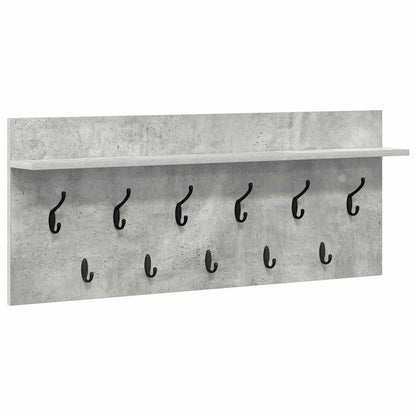 Appendiabiti a muro Grigio cemento 100 x 40 x 12 cm
