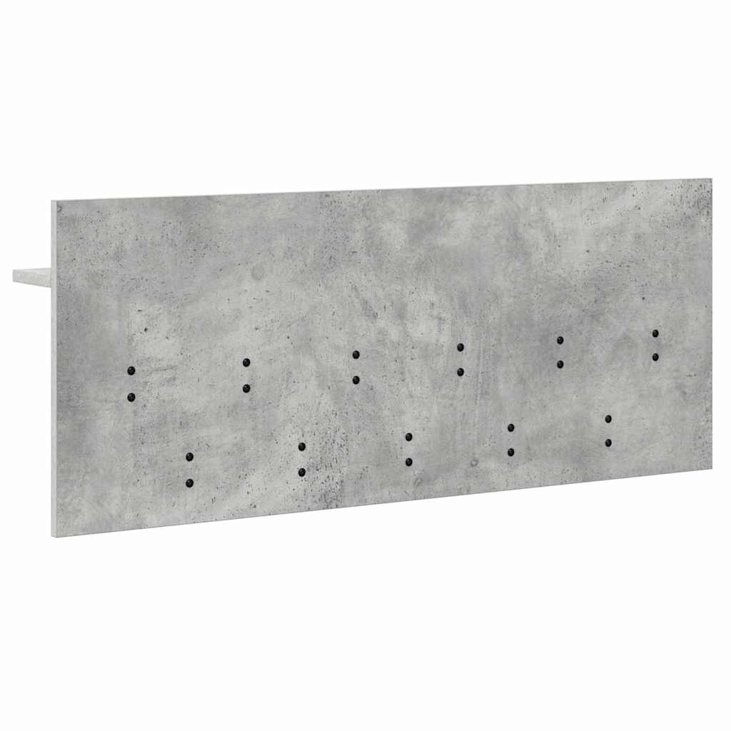 Appendiabiti a muro Grigio cemento 100 x 40 x 12 cm
