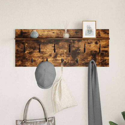 Appendiabiti a muro Rovere fumé 100 x 40 x 12 cm | homemem39