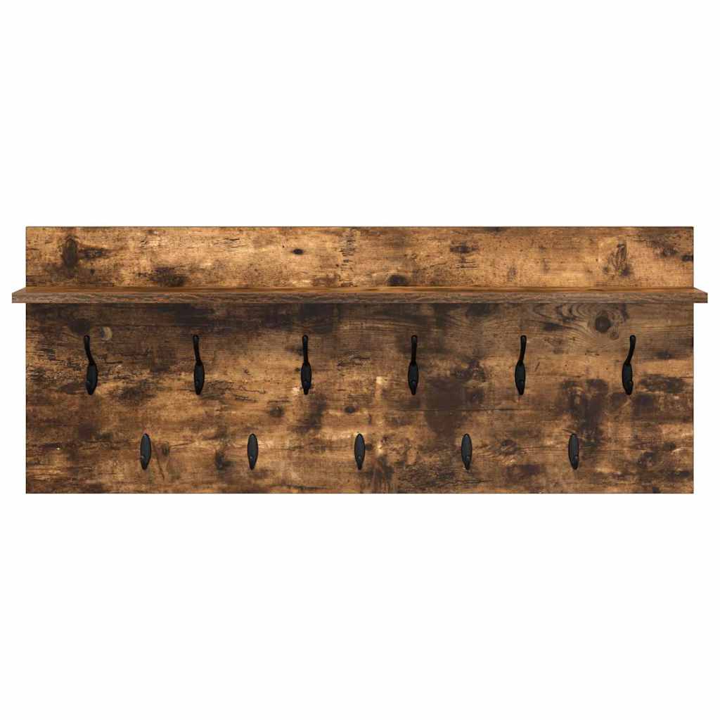 Appendiabiti a muro Rovere fumé 100 x 40 x 12 cm | homemem39