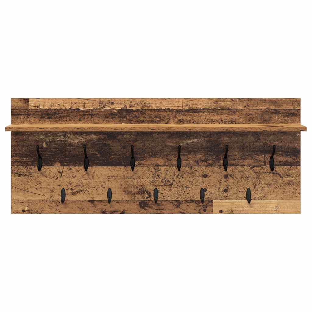 Appendiabiti a muro Legno vecchio 100 x 40 x 12 cm | homemem39
