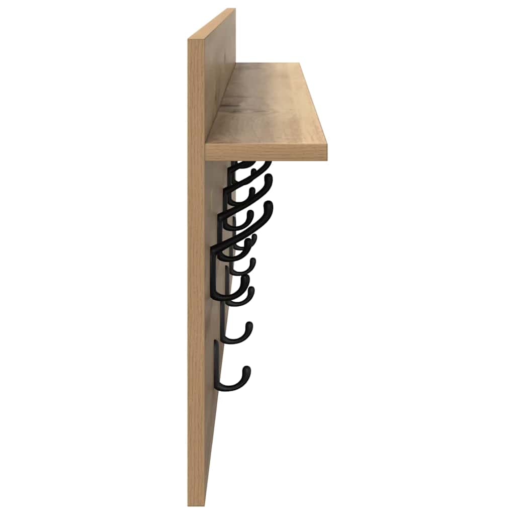 Appendiabiti a muro A parete Rovere artigianale | homemem39