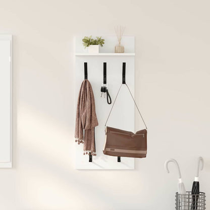 Appendiabiti a muro Bianco 40 x 10 x 90 cm Legno multistrato | homemem39