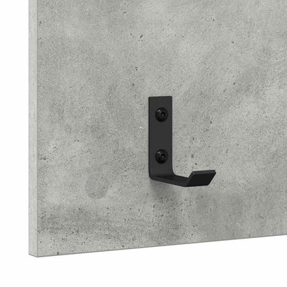 Appendiabiti a muro Grigio cemento 40 x 10 x 90 cm | homemem39