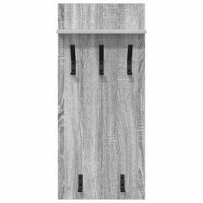 Appendiabiti a muro Grigio sonoma 90 x 40 x 10 cm