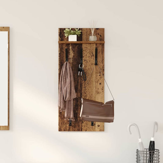 Appendiabiti a muro Legno vecchio 40 x 10 x 90 cm | homemem39