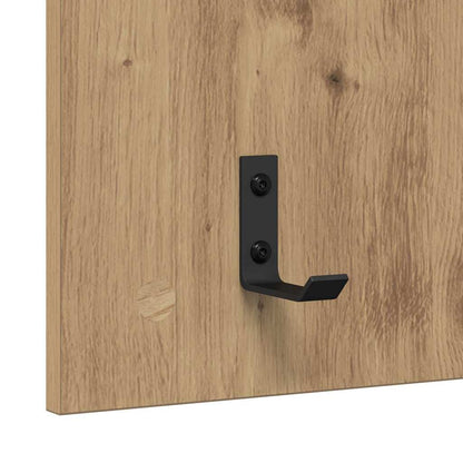 Appendiabiti a muro Rovere artigianale 40 x 10 x 90 cm