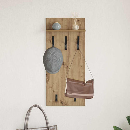 Appendiabiti a muro Rovere artigianale 40 x 10 x 90 cm