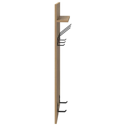 Appendiabiti a muro Rovere artigianale 40 x 10 x 90 cm
