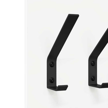 Appendiabiti a muro Bianco 20 x 1.5 x 100 cm Legno multistrato