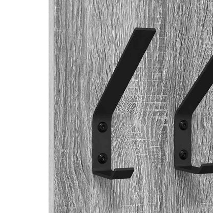 Appendiabiti a muro Grigio sonoma 20 x 1.5 x 100 cm