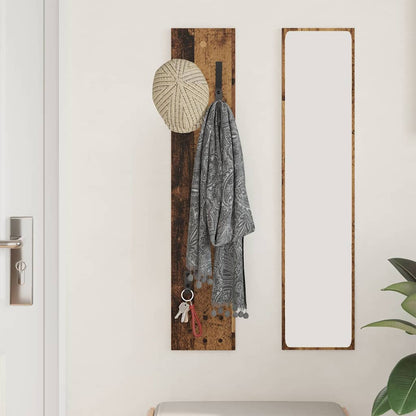 Appendiabiti a muro Legno vecchio 20 x 1,5 x 100 cm | homemem39