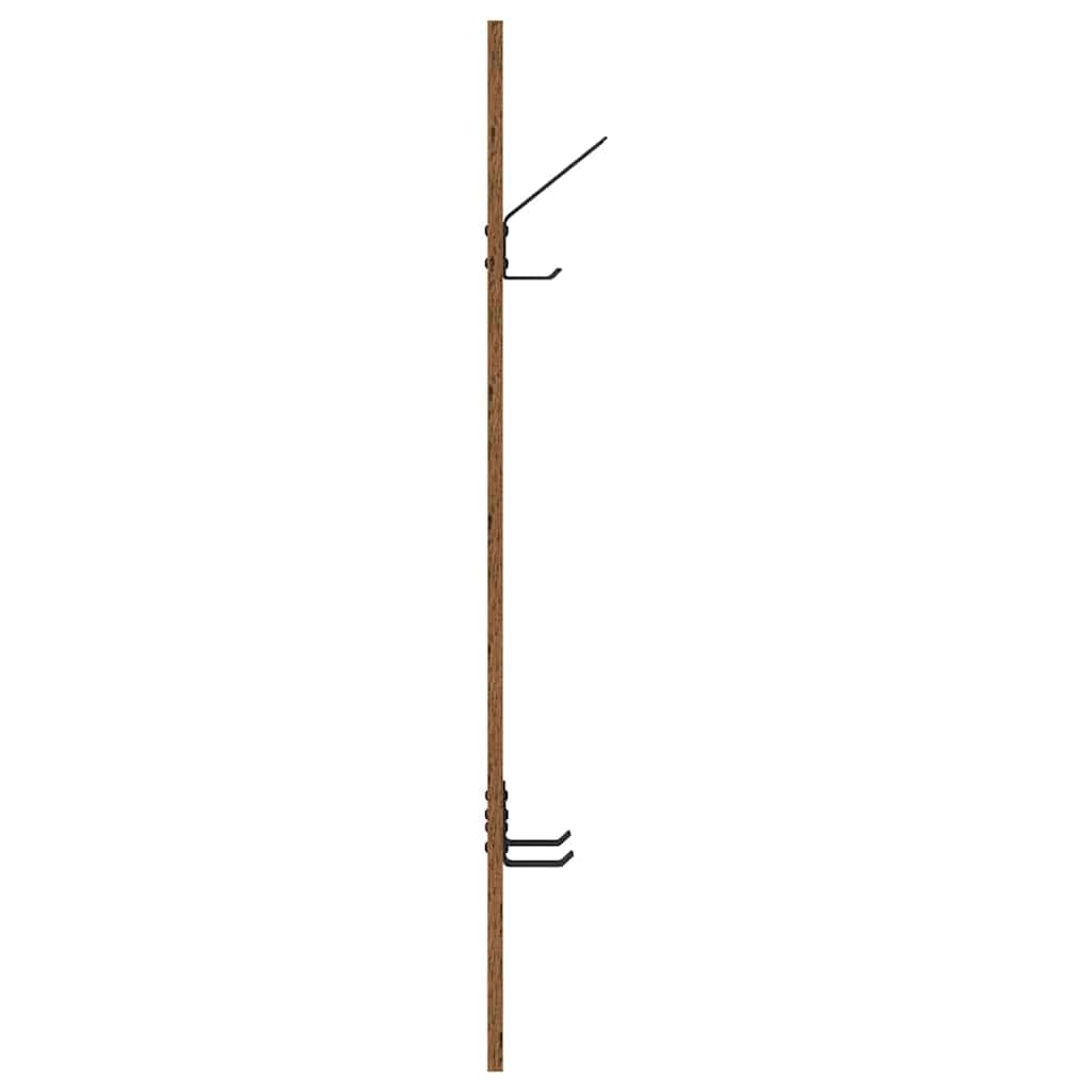 Appendiabiti a muro Legno vecchio 20 x 1,5 x 100 cm | homemem39