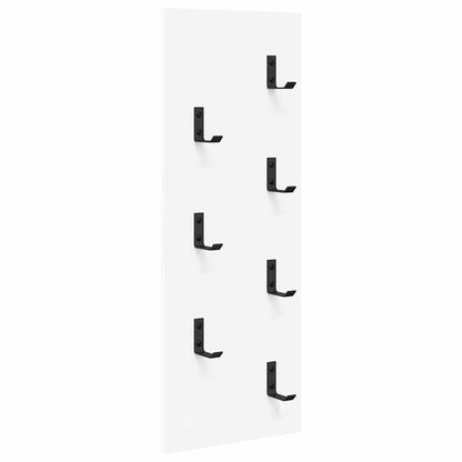 Appendiabiti a muro Bianco 30 x 1,5 x 80 cm Legno multistrato