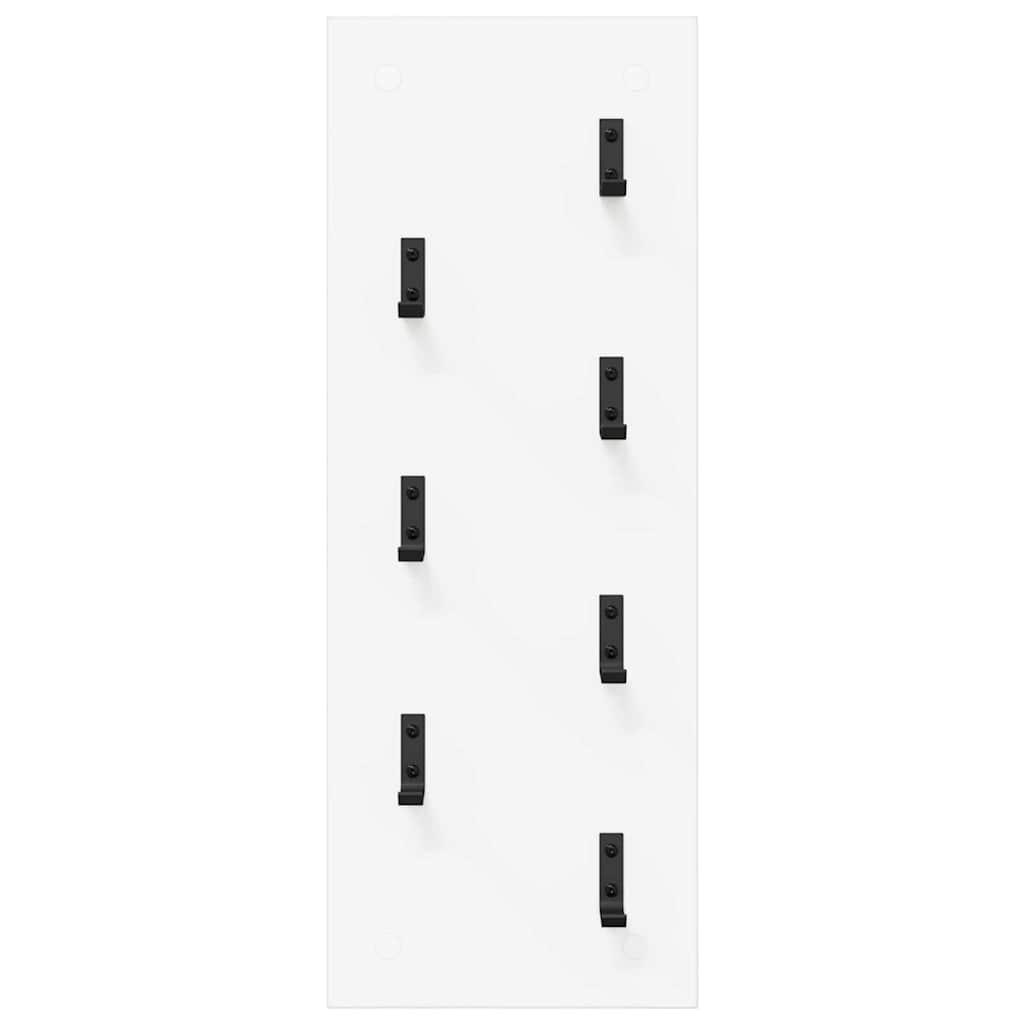 Appendiabiti a muro Bianco 30 x 1,5 x 80 cm Legno multistrato