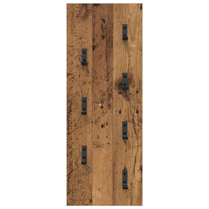 Appendiabiti a muro Legno vecchio 30 x 1.5 x 80 cm