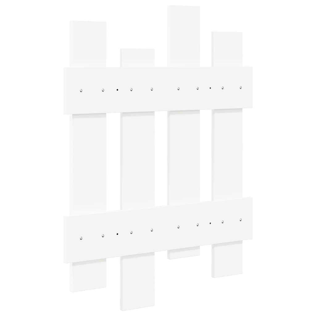 Appendiabiti a muro Bianco 60 x 3 x 82 cm Legno multistrato | homemem39