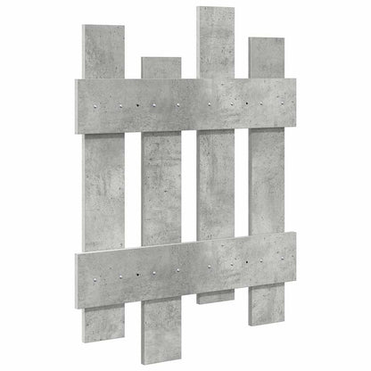 Appendiabiti a muro Grigio cemento 60 x 3 x 82 cm | homemem39