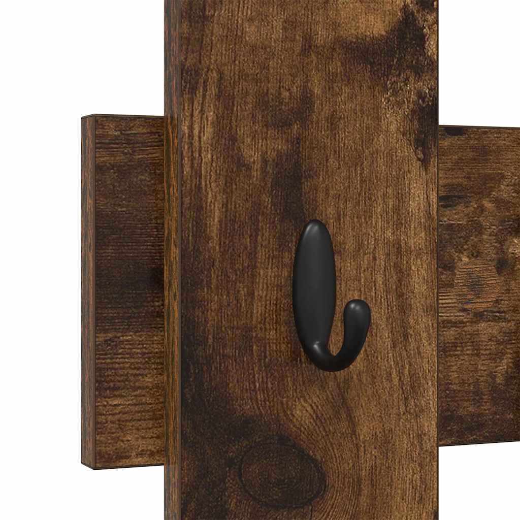 Appendiabiti a muro Rovere fumé 60 x 3 x 82 cm | homemem39