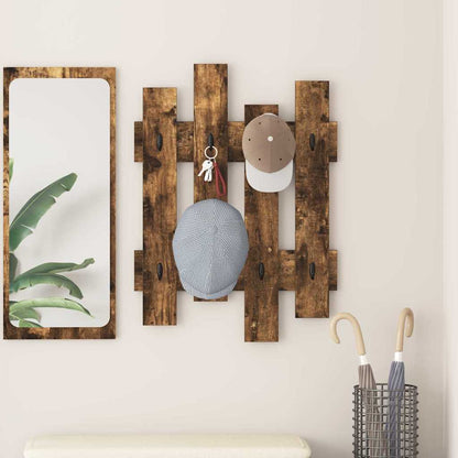 Appendiabiti a muro Rovere fumé 60 x 3 x 82 cm | homemem39